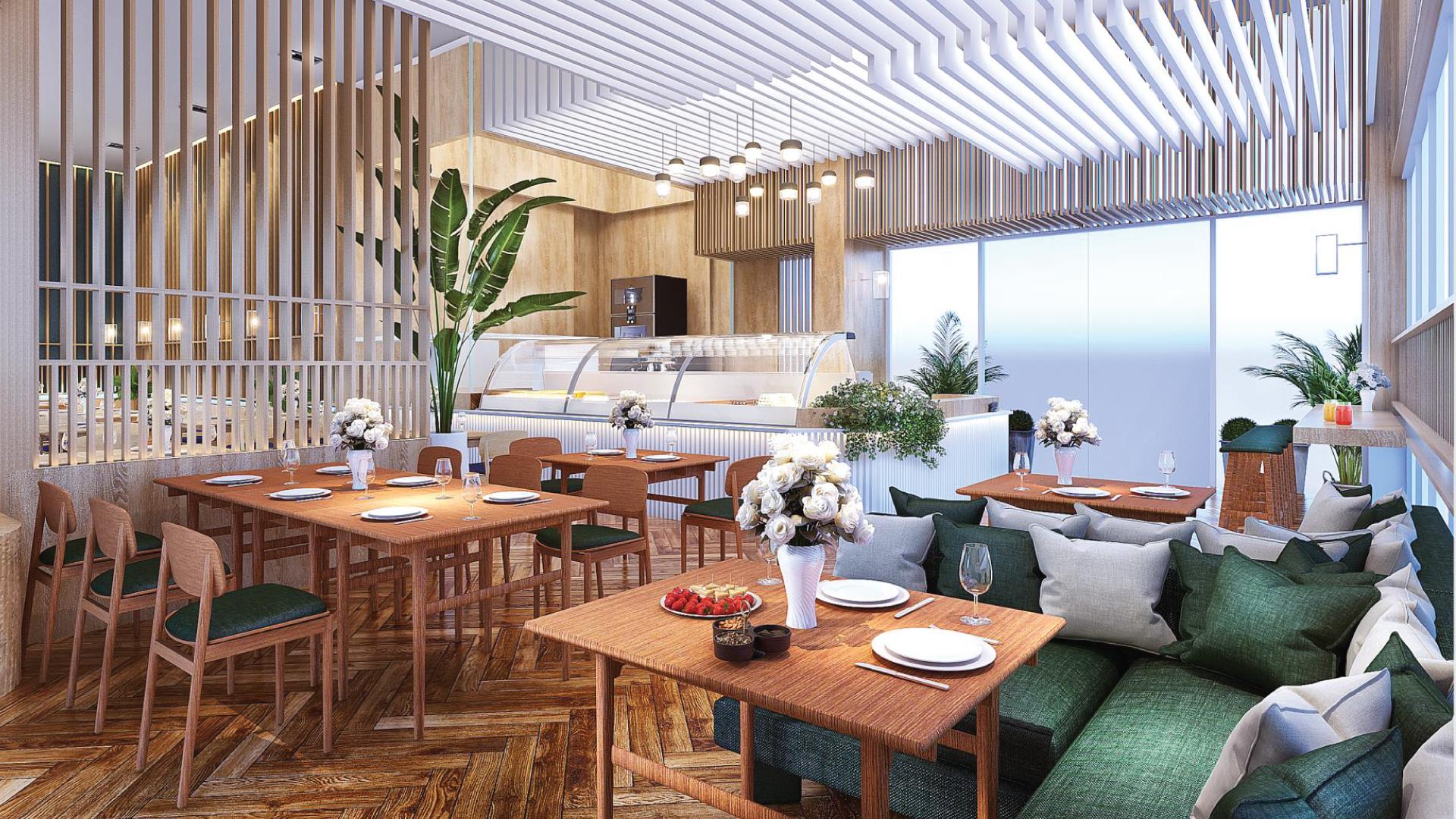Oakwood Suites Bangkok Eksteriør billede The interior of the restaurant